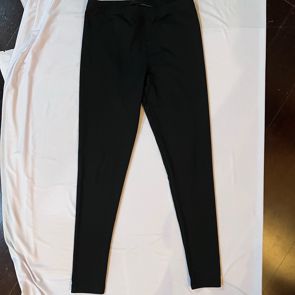 Varsity Black Leggings